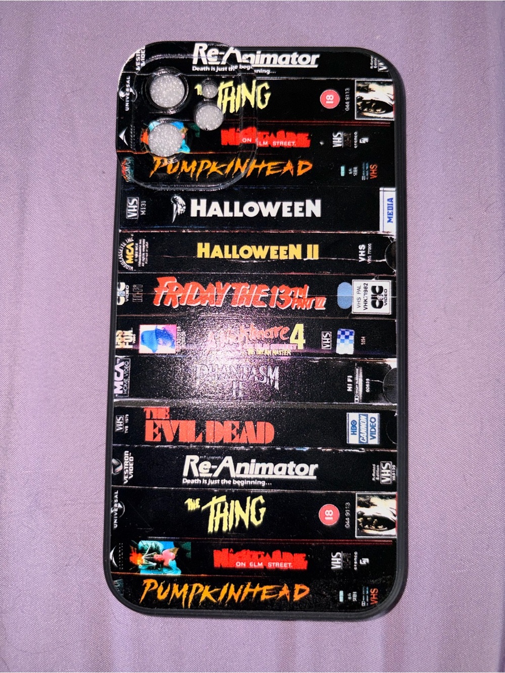 SHEIN Black Halloween iPhone 11 Case Pack with Orange & White Accents - Picture 8 of 11